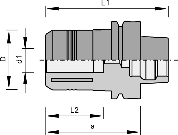 CNC SINO Chucks With HSK-Shank