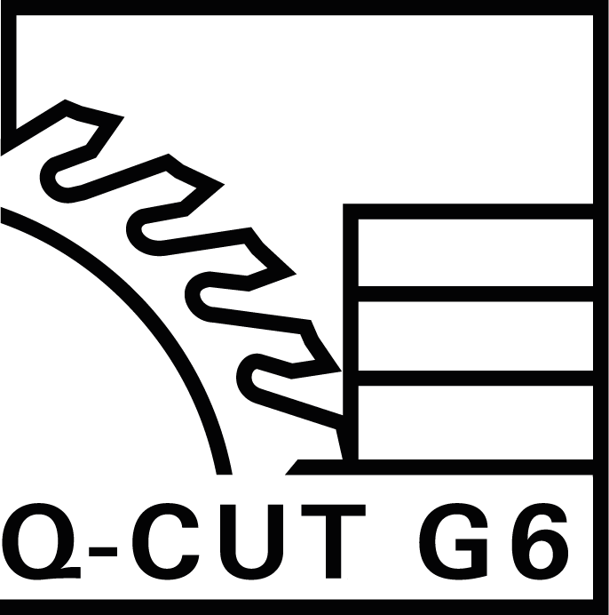 Topline Q-Cut G6 Tungsten Carbide Panel Sizing Saw Blades with nn-System