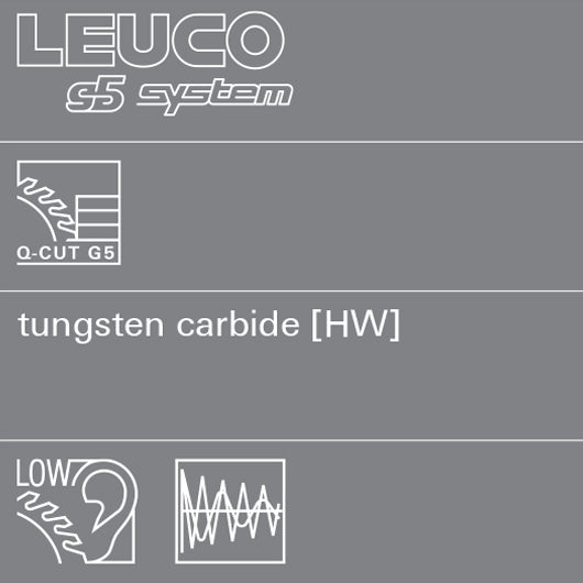 G5 System Q-Cut Tungsten Carbide Panel Sizing Saw Blades