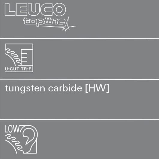 Topline U-Cut Max Tungsten Carbide Panel Sizing Saw Blades with TR-F Tooth Geometry